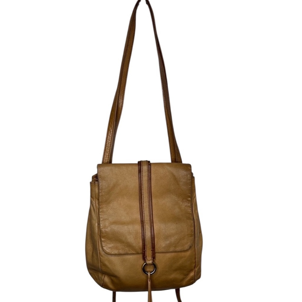 Hobo International Bridge Convertible Yellow Leather Backpack BLEMISH